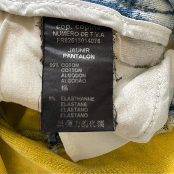 Cop. Copine White and Blue Womens Jeans - Picture 7 of 10